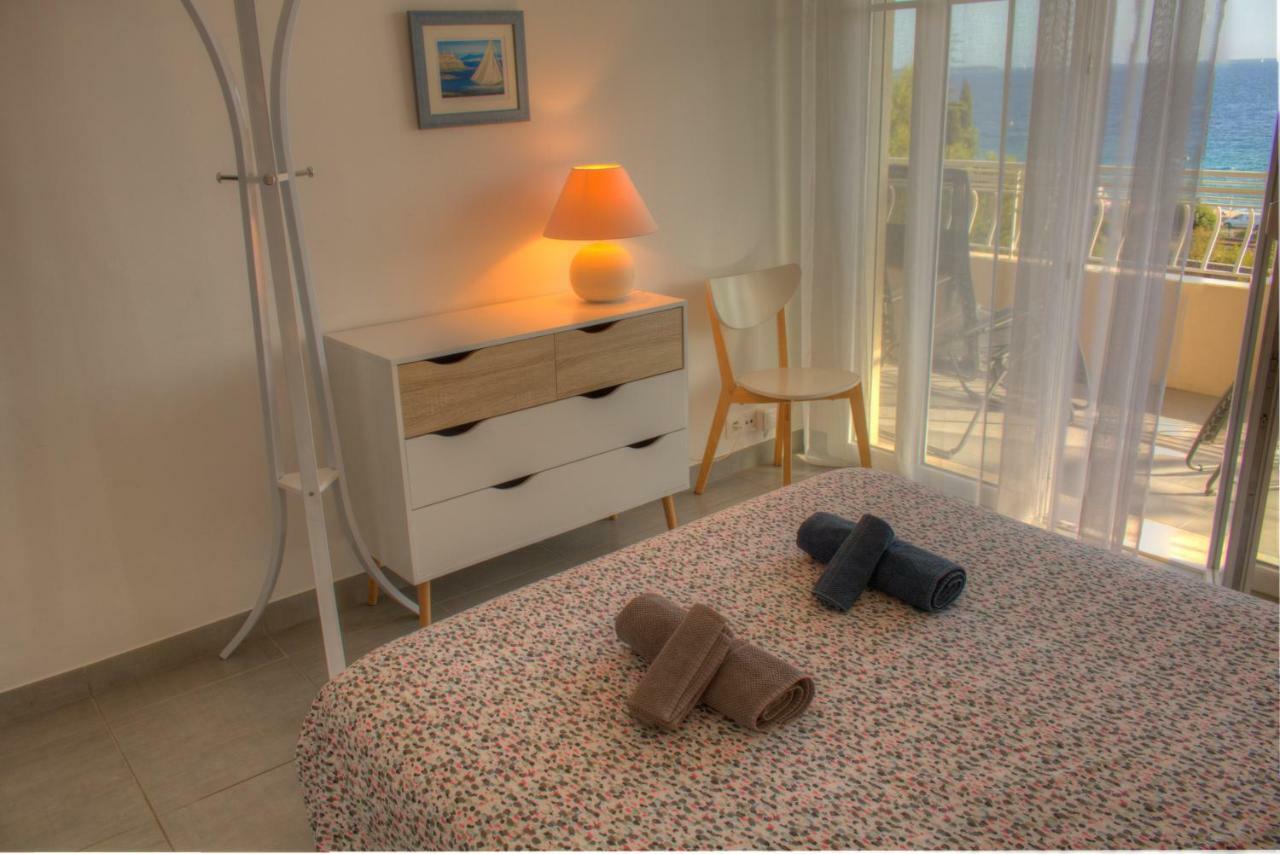 Beau 2 pièces 3 étoiles Vue Mer Garage Privé 150m plages wifi Cannes Exterior foto